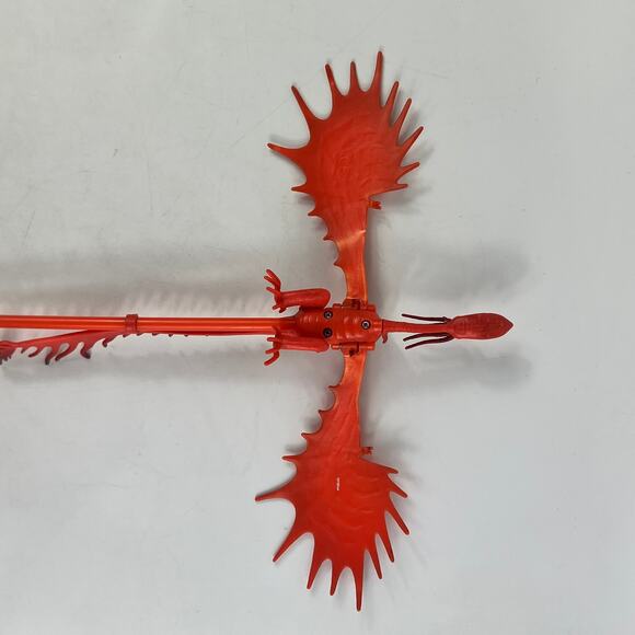 How To Train Your Dragon Red Hookfang Toy Sword Staff 21" DreamWorks Flame Wing - Picture 11 of 13